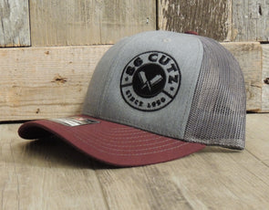 56 Cutz Hat Gray/Maroon