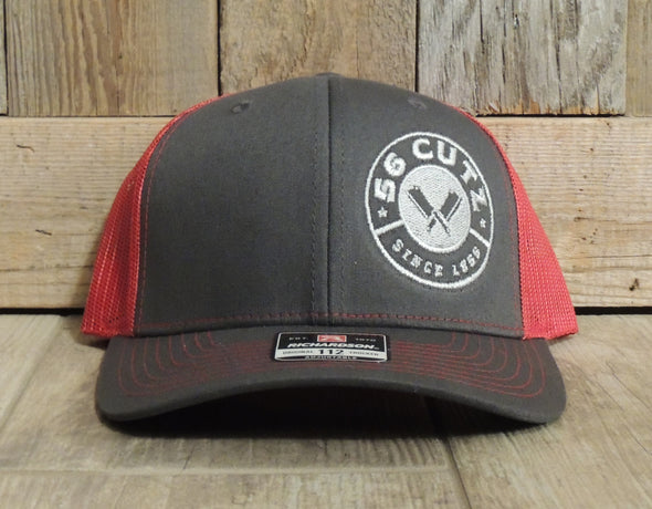 56 Cutz Hat Gray/Red